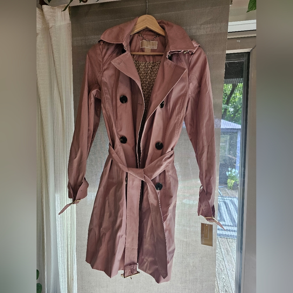 Michael Kors Blush Pink Trench